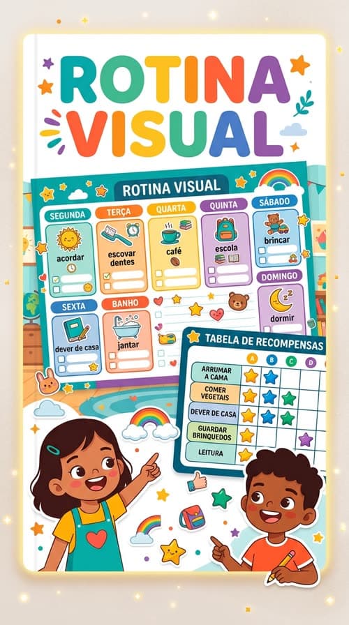 Capa do bônus Planner Rotina Visual